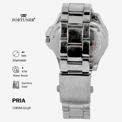 Fortuner Jam Tangan Pria Analog Water Resist Superior All Stainless Tynell