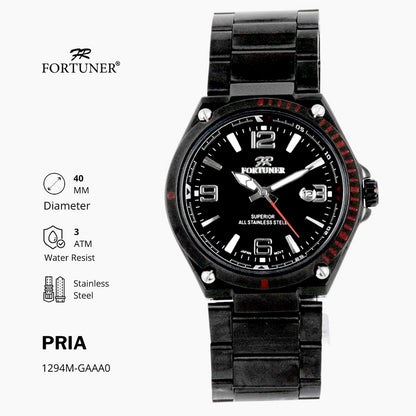 Fortuner Jam Tangan Pria Analog Water Resist Superior All Stainless Tynam