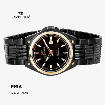 Fortuner Jam Tangan Pria Analog Water Resist Superior All Stainless Tynan