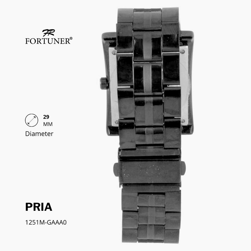 Fortuner Jam Tangan Analog Pria Water Resistant Rantai Conleth