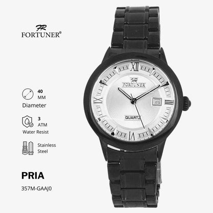 Fortuner Jam Tangan Pria Analog Water Resist Superior All Stainless Tyoma