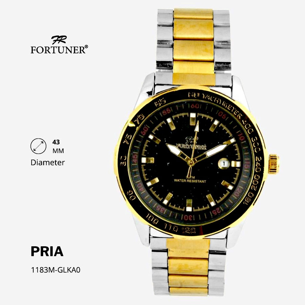 Fortuner Jam Tangan Analog Pria Water Resistant Humbert