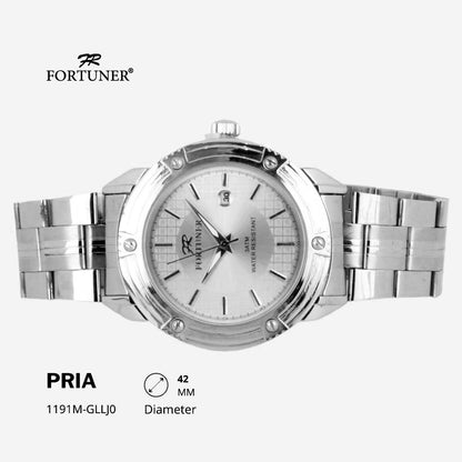 Fortuner Jam Tangan Analog Pria Water Resistant Rantai Connlyn