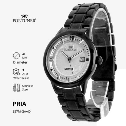 Fortuner Jam Tangan Pria Analog Water Resist Superior All Stainless Tyoma