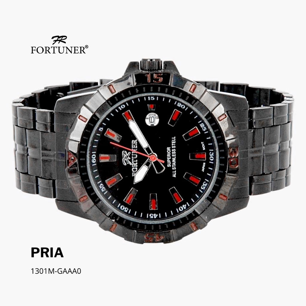 Fortuner Jam Tangan Pria Analog Water Resist Superior All Stainless Tymothy