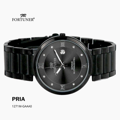 Fortuner Jam Tangan Pria Analog Water Resist Superior All Stainless Tynnin