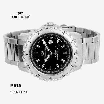 Fortuner Jam Tangan Pria Analog Water Resist Superior All Stainless Tynnen