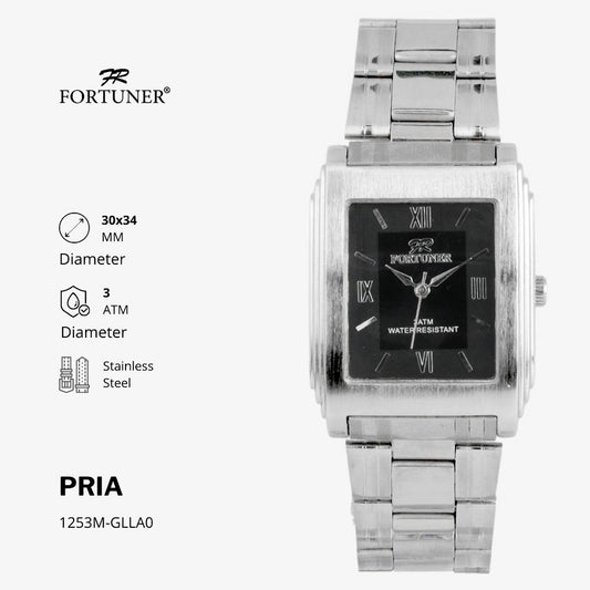 Fortuner Jam Tangan Pria Analog Casual Water Resist Aneirin