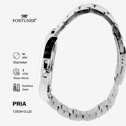 Fortuner Jam Tangan Pria Analog Water Resist Superior All Stainless Tynell