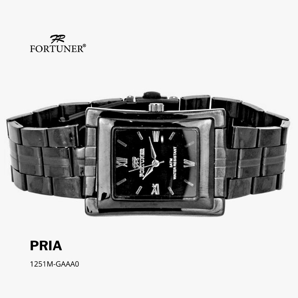 Fortuner Jam Tangan Analog Pria Water Resistant Rantai Conleth