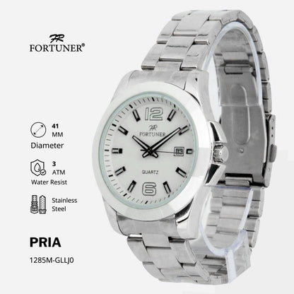 Fortuner Jam Tangan Pria Analog Water Resist Superior All Stainless Tynell