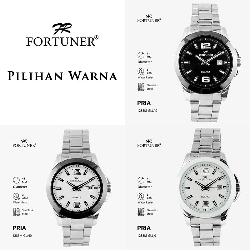 Fortuner Jam Tangan Pria Analog Water Resist Superior All Stainless Tynell