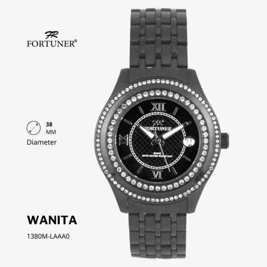 Fortuner Jam Tangan Fashion Analog Wanita Water Resistant Rantai Yesseca