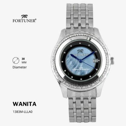 Fortuner Jam Tangan Analog Wanita Water Resistant Rantai Yemina