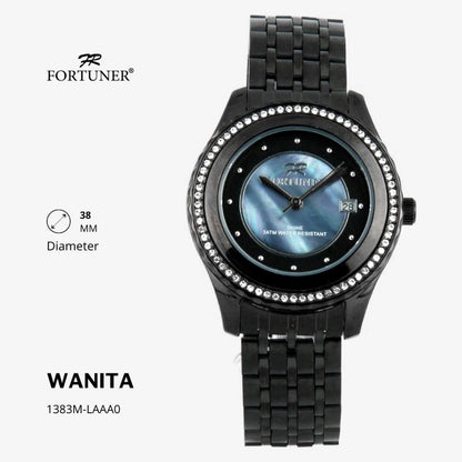 Fortuner Jam Tangan Analog Wanita Water Resistant Rantai Yemina