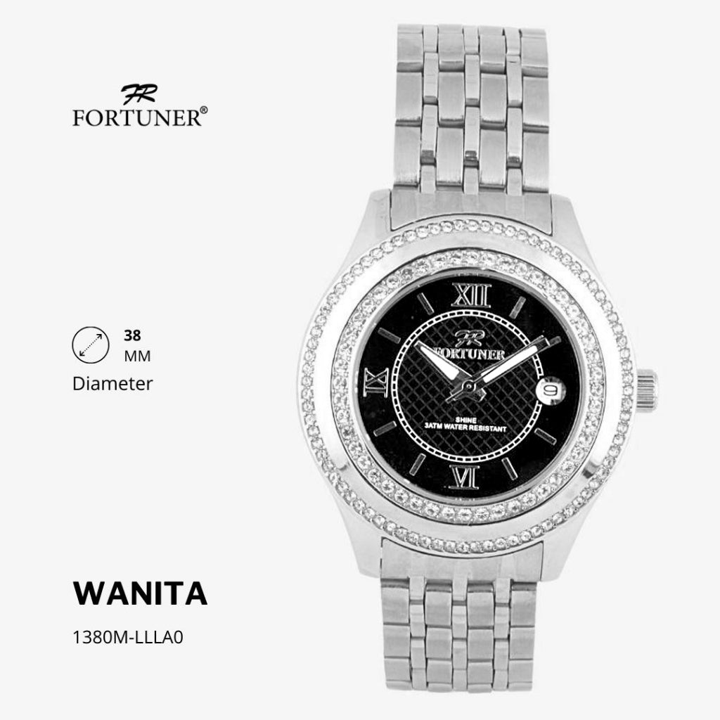 Fortuner Jam Tangan Fashion Analog Wanita Water Resistant Rantai Yesseca
