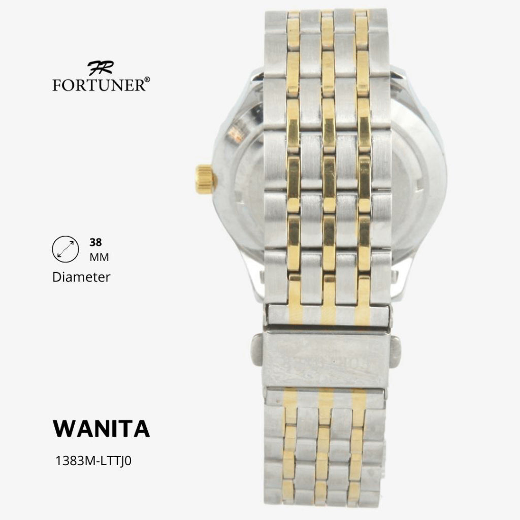 Fortuner Jam Tangan Analog Wanita Water Resistant Rantai Yemina