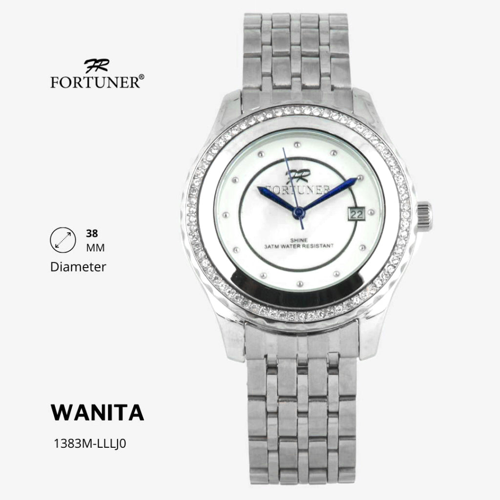 Fortuner Jam Tangan Analog Wanita Water Resistant Rantai Yemina