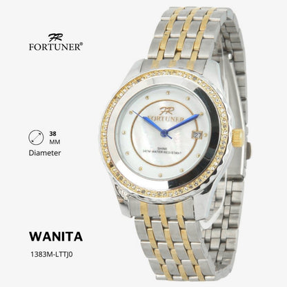 Fortuner Jam Tangan Analog Wanita Water Resistant Rantai Yemina