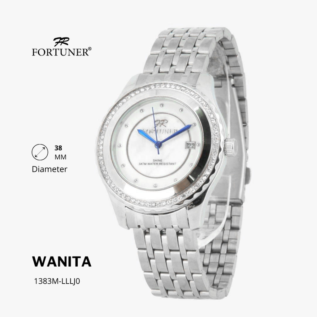 Fortuner Jam Tangan Analog Wanita Water Resistant Rantai Yemina