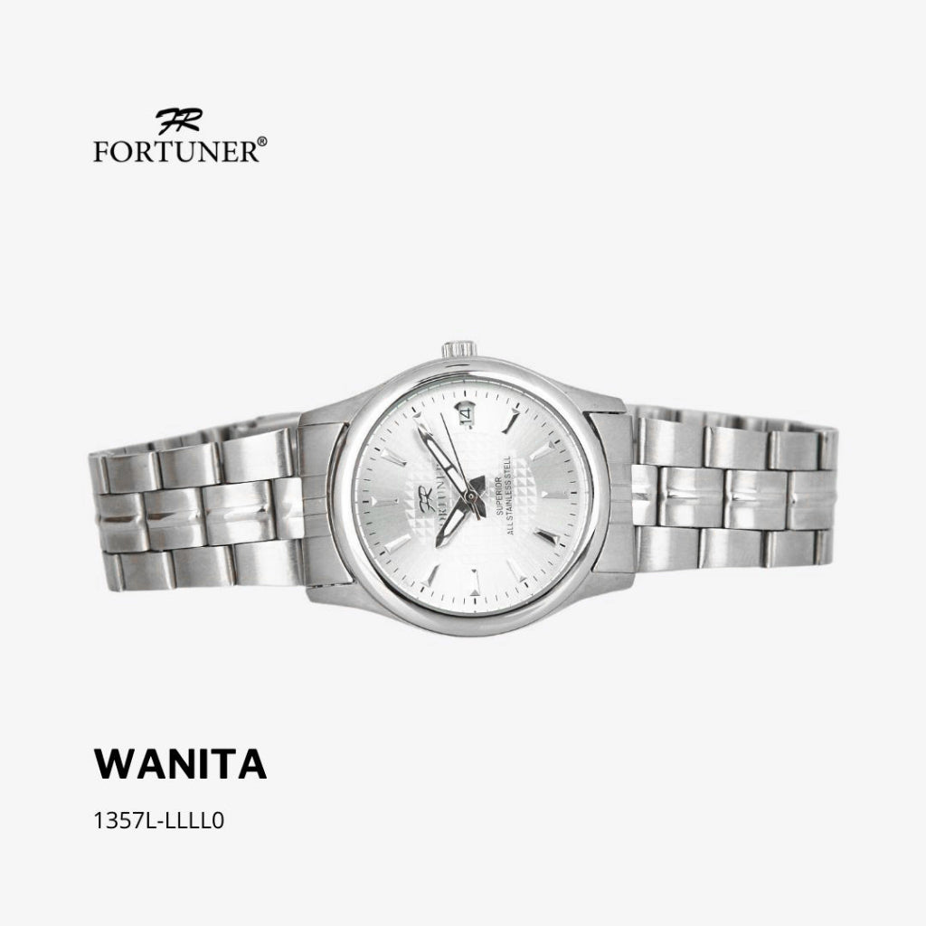 Fortuner Jam Tangan Wanita Analog Water Resist Superior All Stainless Twilla