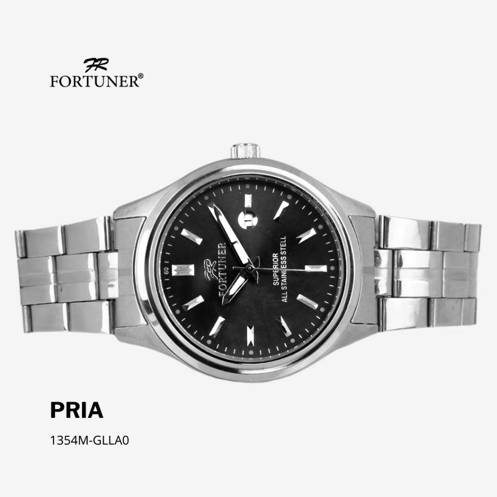 Fortuner Jam Tangan Pria Analog Water Resist Superior All Stainless Tyrrell