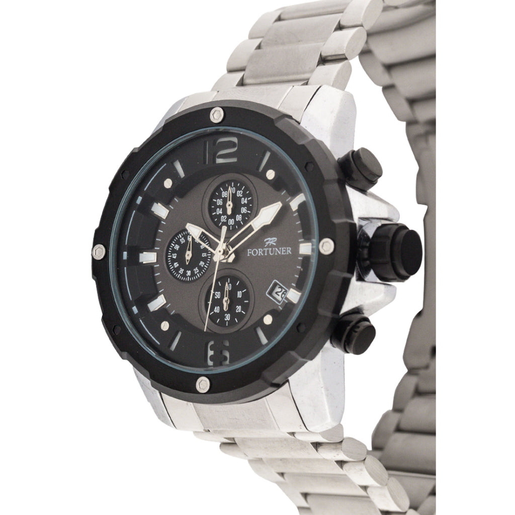 Fortuner Jam Tangan Analog Pria Chrono Water Resistant Arvon