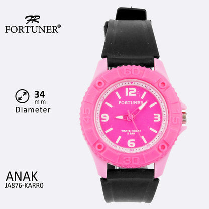 Fortuner Jam Tangan Anak Analog Water Resist Derrica