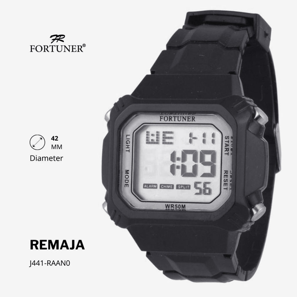 Fortuner Jam Tangan Remaja Digital Water Resist Rogue