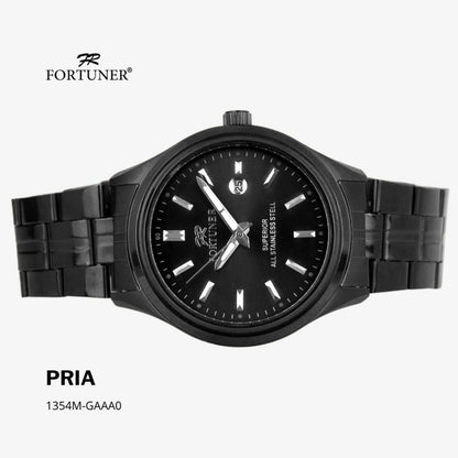 Fortuner Jam Tangan Pria Analog Water Resist Superior All Stainless Tyrrell