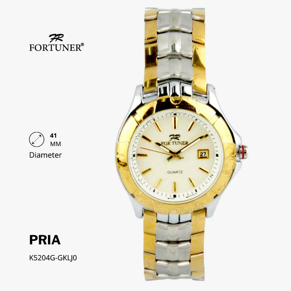 Fortuner Jam Tangan Analog Pria Water Resistant Halford