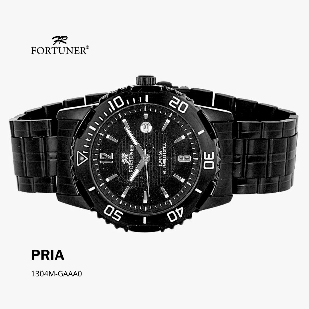 Fortuner Jam Tangan Pria Analog Water Resist Superior All Stainless Tyler