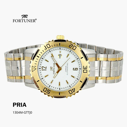 Fortuner Jam Tangan Pria Analog Water Resist Superior All Stainless Tyler