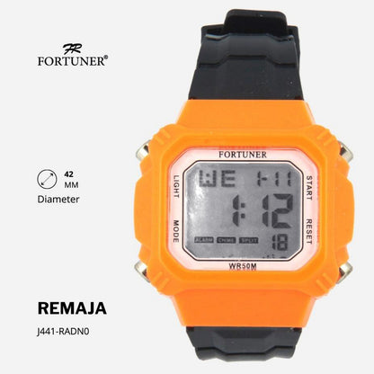 Fortuner Jam Tangan Remaja Digital Water Resist Rogue