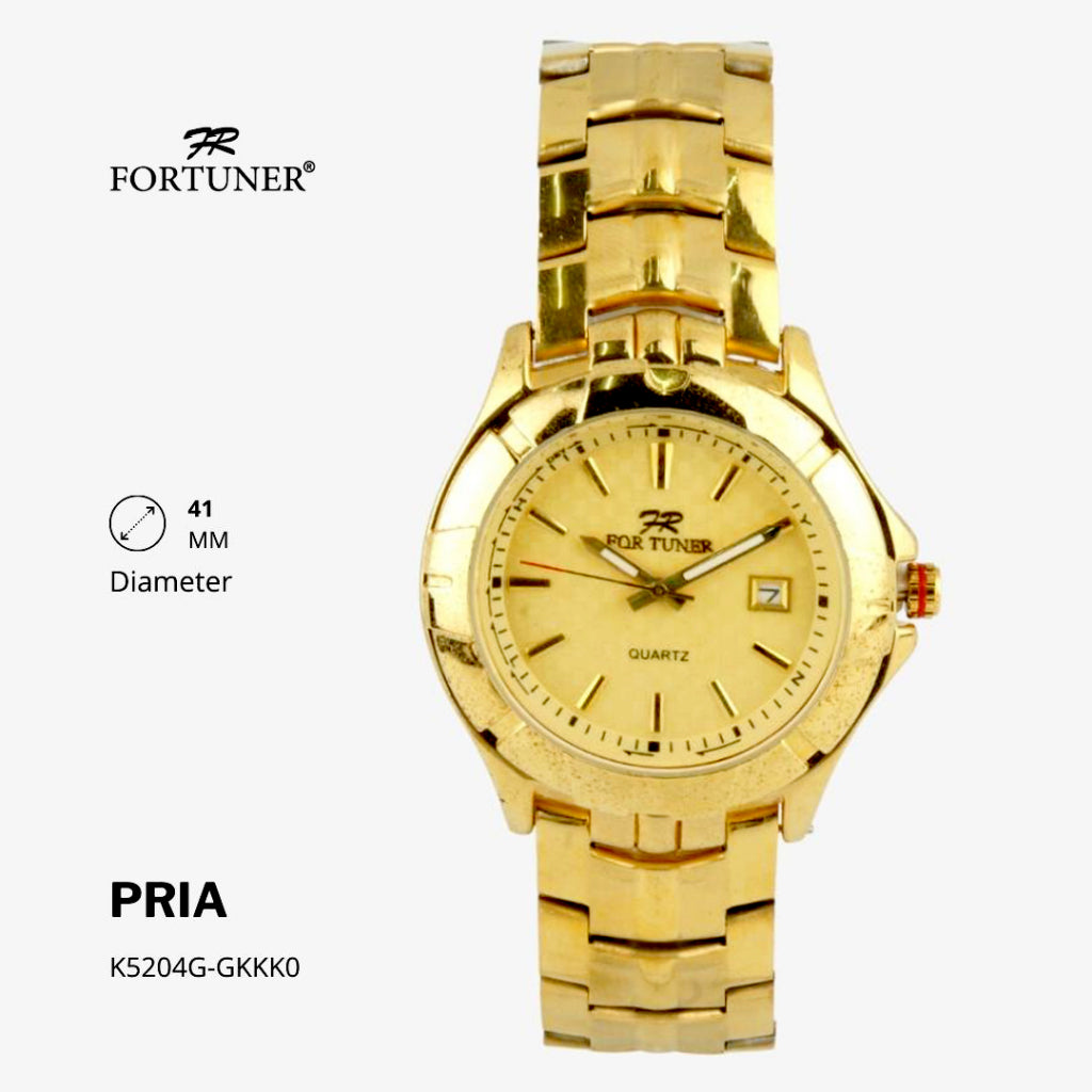 Fortuner Jam Tangan Analog Pria Water Resistant Halford