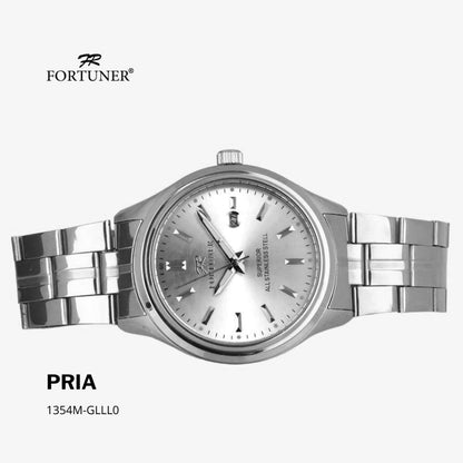 Fortuner Jam Tangan Pria Analog Water Resist Superior All Stainless Tyrrell