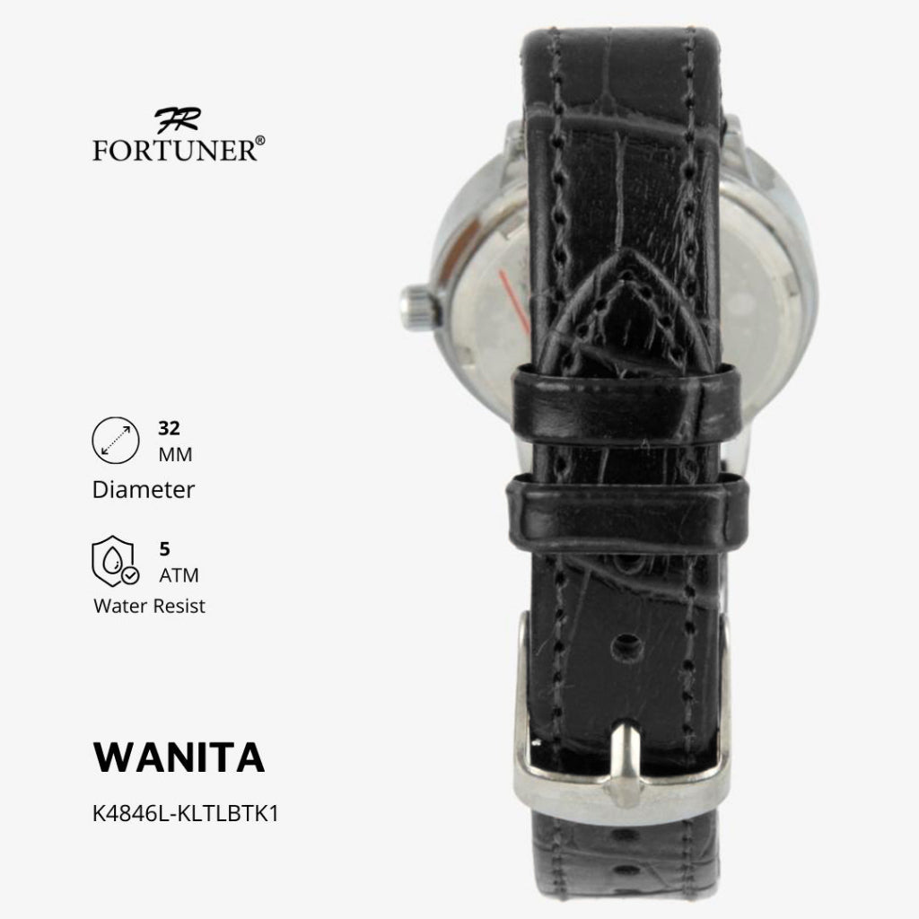 Fortuner Jam Tangan Analog Wanita Water Resistant Rantai Yahaira