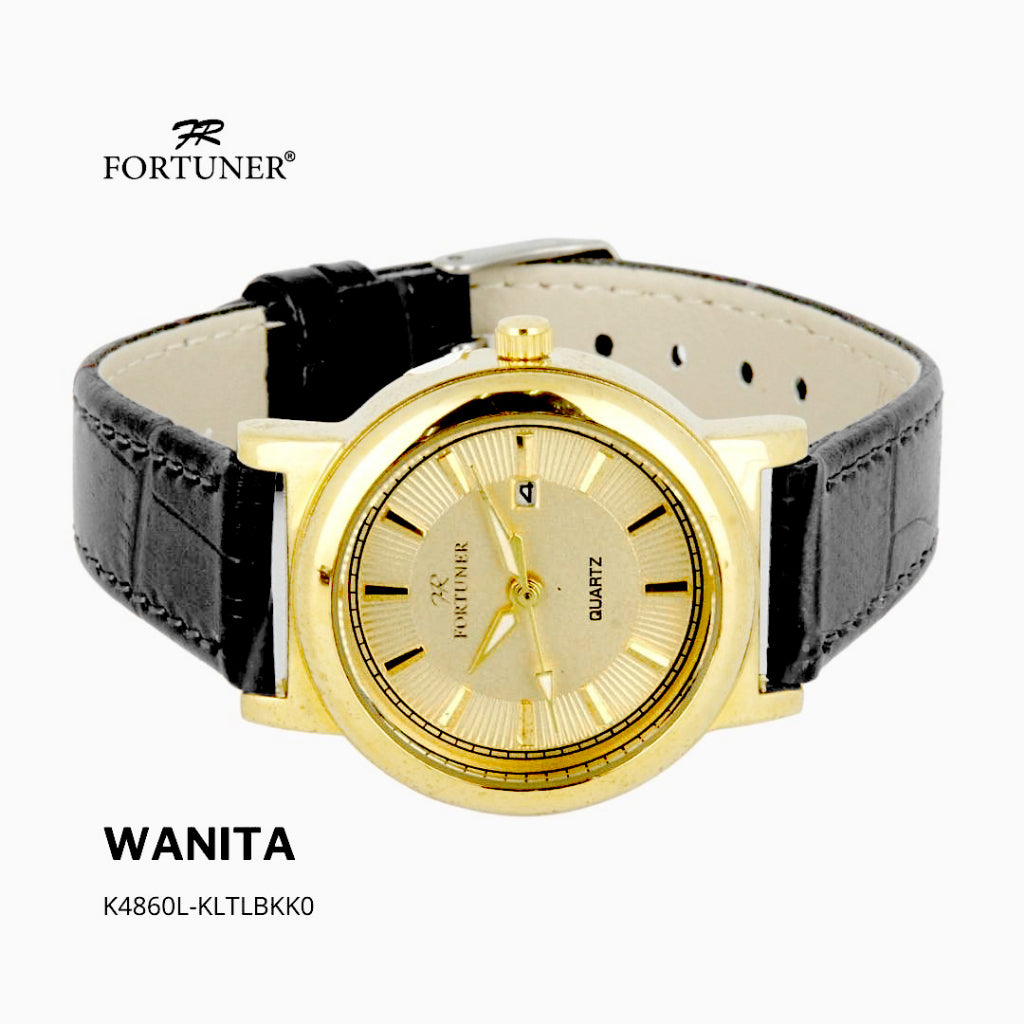 Fortuner Jam Tangan Analog Wanita Kulit Water Resistant Yseulte