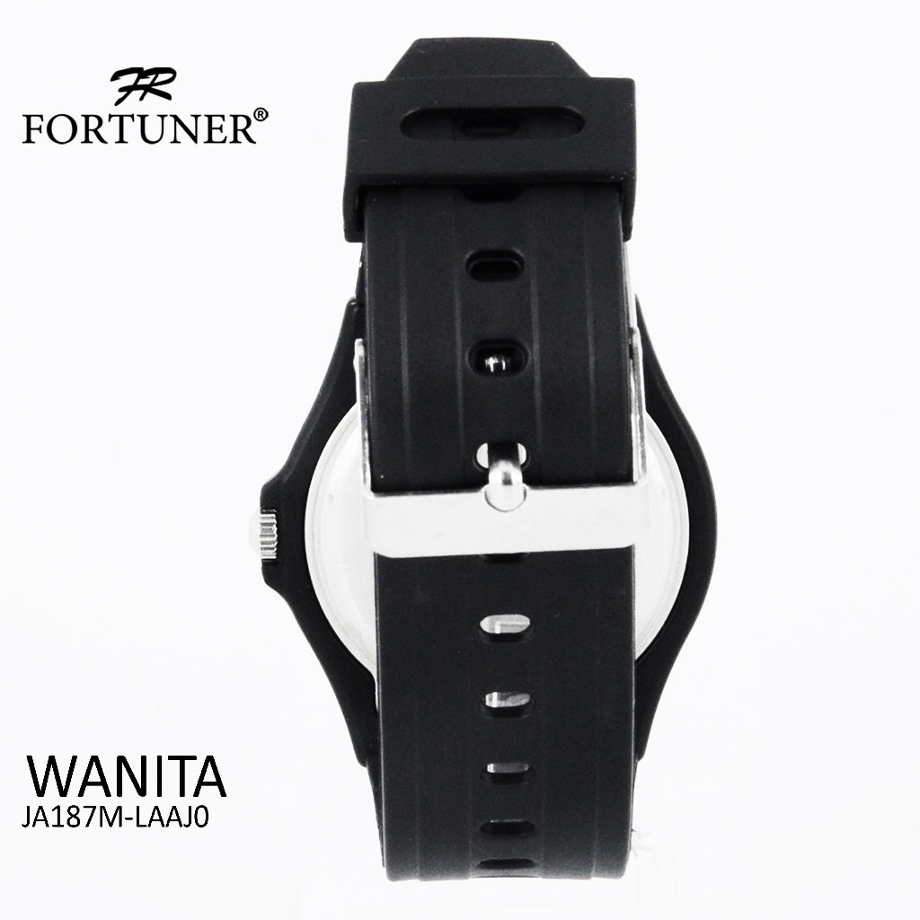 Fortuner Jam Tangan Analog Wanita Water Resistant Rubber Zowie