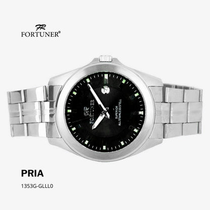 Fortuner Jam Tangan Pria Analog Water Resist Superior All Stainless Tychon