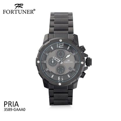 Fortuner Jam Tangan Analog Pria Chrono Water Resistant Arvon