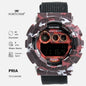 Fortuner Jam Tangan Pria Digital Motif Army Shock Resist Kanvas Tahan Air Carman