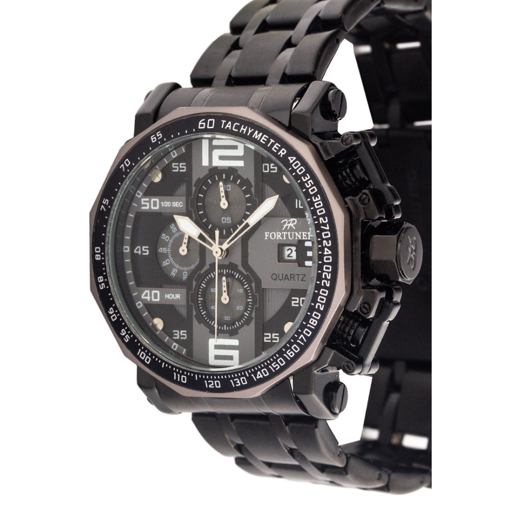 Fortuner Jam Tangan Analog Pria Chrono Water Resistant Antolin