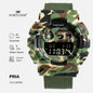 Fortuner Jam Tangan Pria Digital Motif Army Shock Resist Kanvas Tahan Air Carman