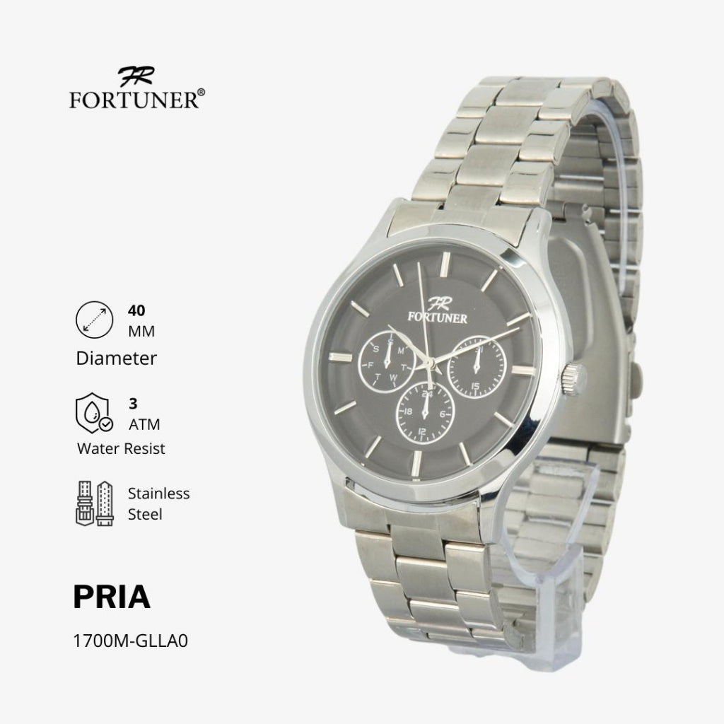 Fortuner Jam Tangan Pria Analog Water Resistant Taavetti