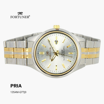 Fortuner Jam Tangan Pria Analog Water Resist Superior All Stainless Tyrrell