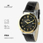 Fortuner Jam Tangan Analog Pria Kulit Water Resistant Aiden