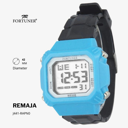 Fortuner Jam Tangan Remaja Digital Water Resist Onyx