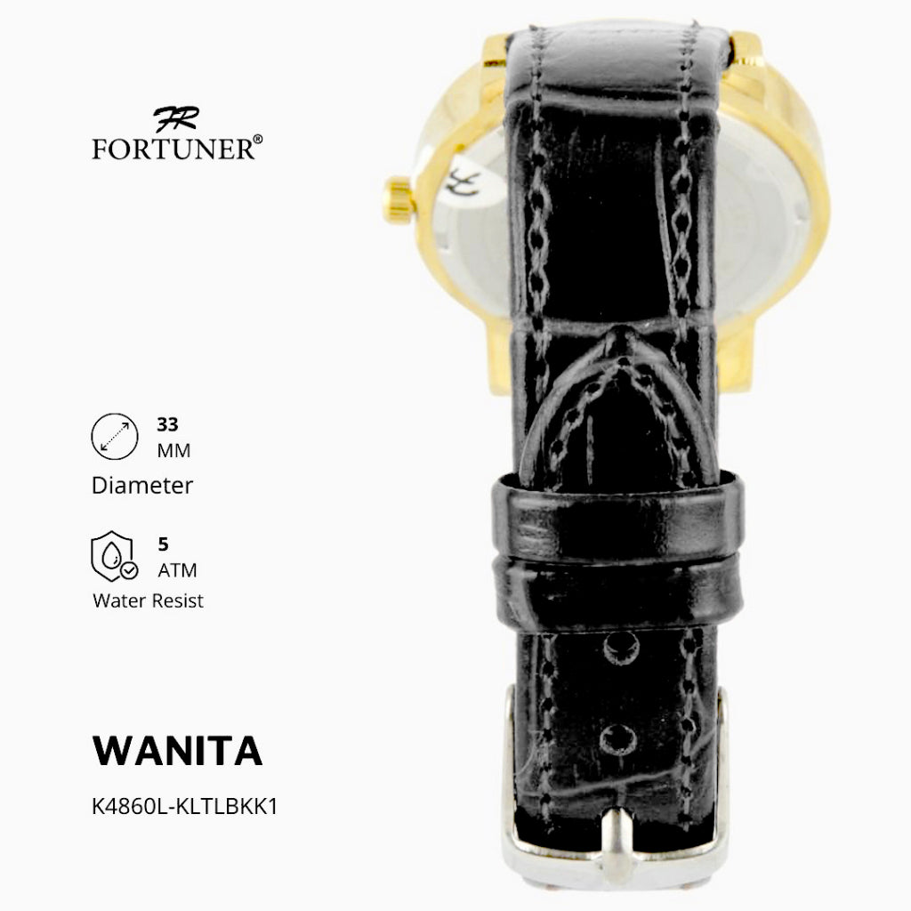 Fortuner Jam Tangan Analog Wanita Water Resistant Yoshie
