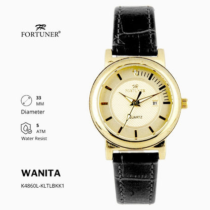 Fortuner Jam Tangan Analog Wanita Water Resistant Yoshie